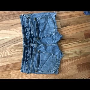Free people jean shorts